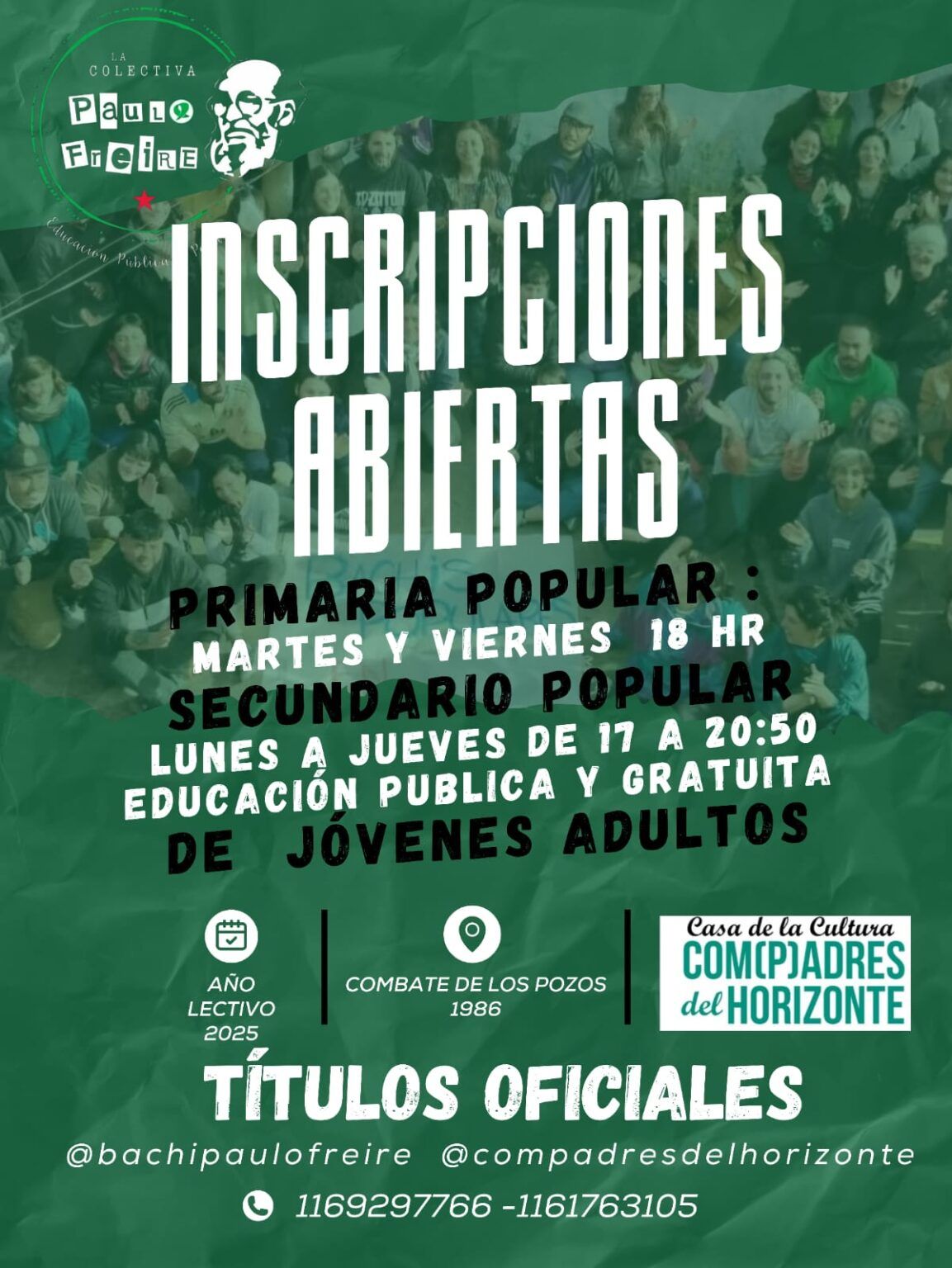 Inscripciones abiertas