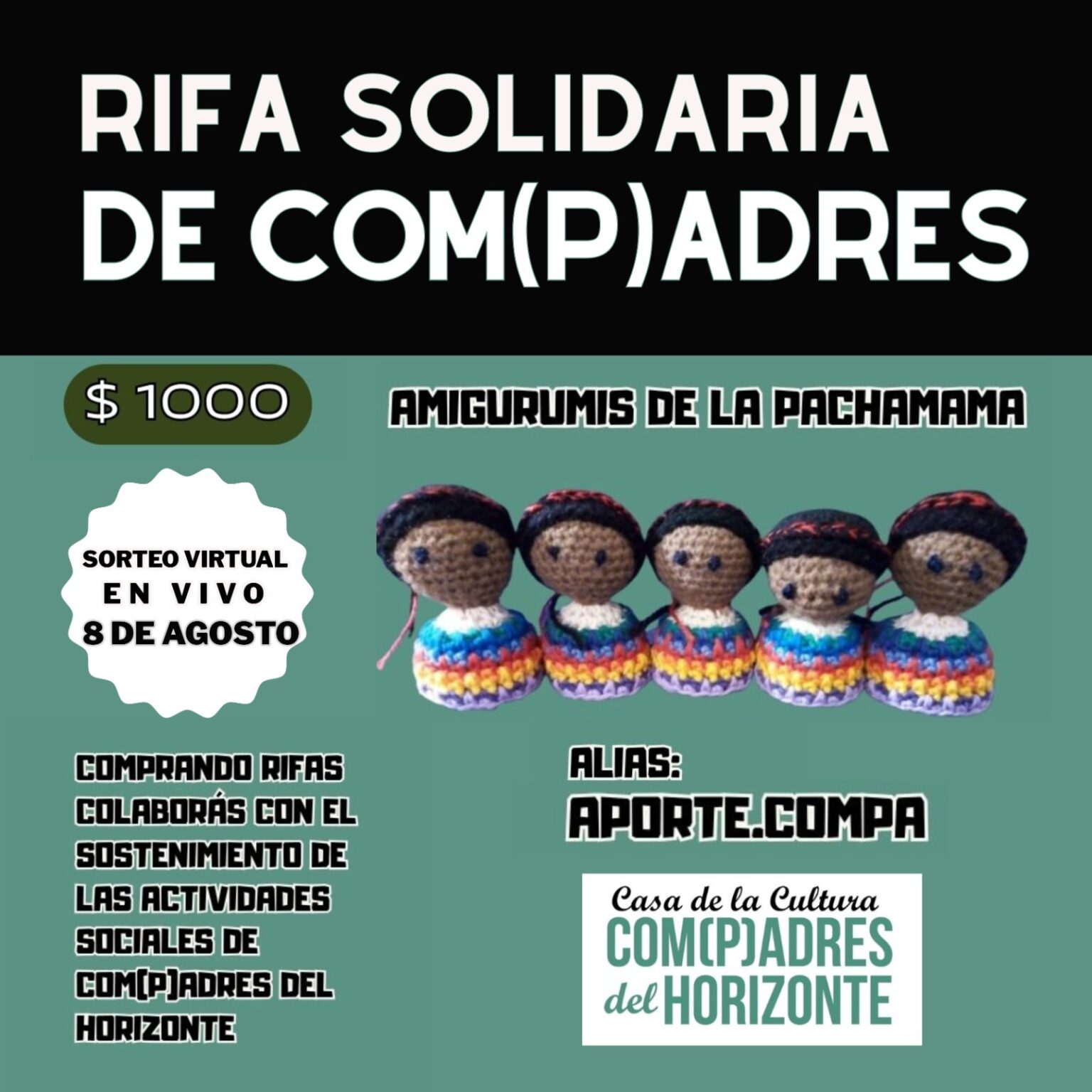Rifa Solidaria 8 de Agosto