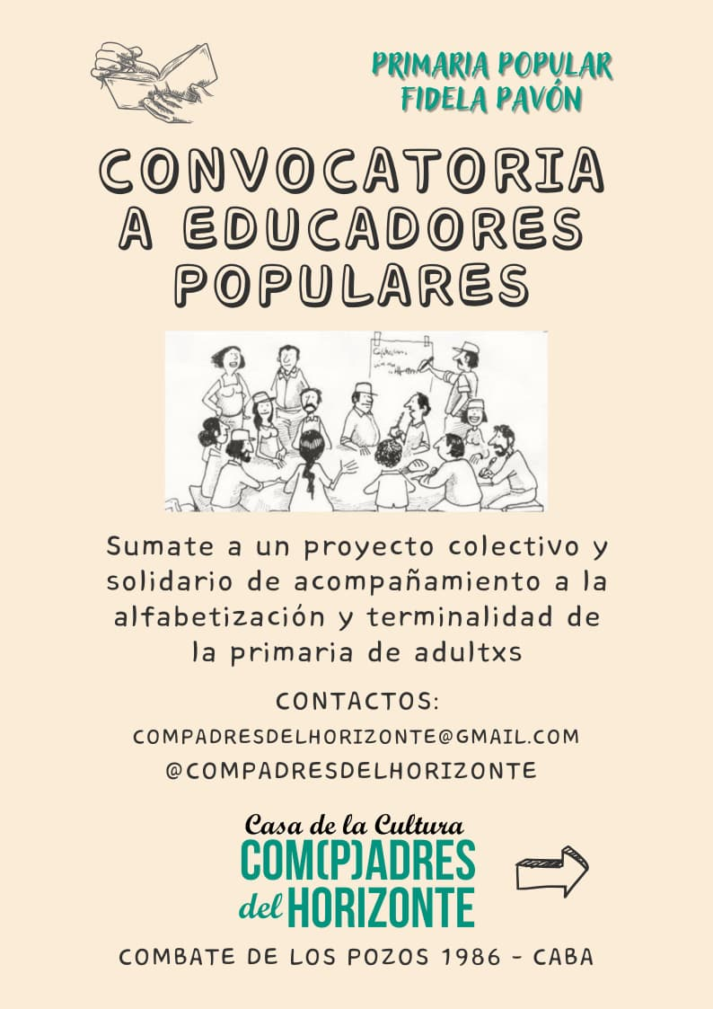 Convocatoria a Educadores Populares