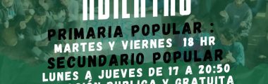 Inscripciones abiertas